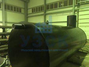 Резервуар горизонтальный стальной наземный в Реутове