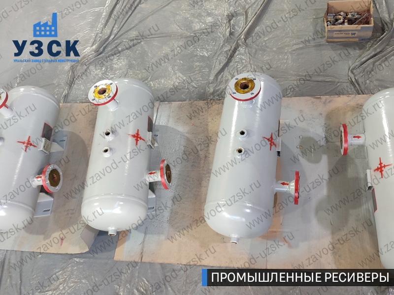 фотография емкостных ресиверов газа Реутов
